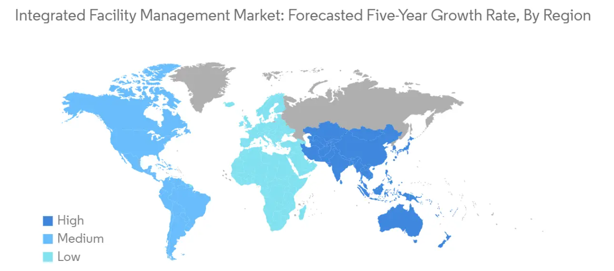 Market Analysis of Integrated Facility Management Market: Forecasted Growth Rate by Region